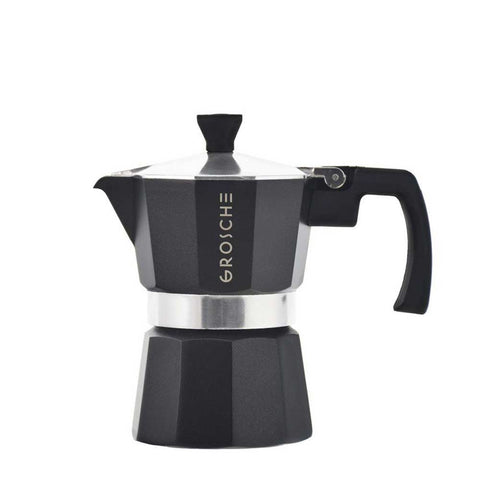 Grosche Milano Espresso Maker Black - 3 Cup