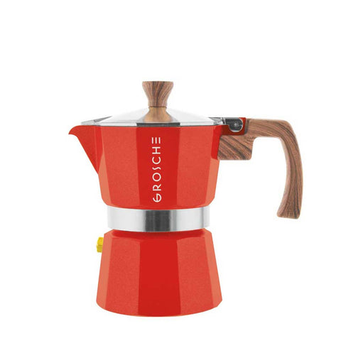 Grosche Milano Espresso Maker Red - 3 Cup