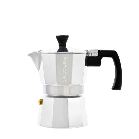 Grosche Milano Espresso Maker Silver - 3 Cup