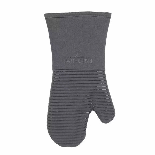 All-Clad - Silicone Treated Oven Mitt - Pewter
