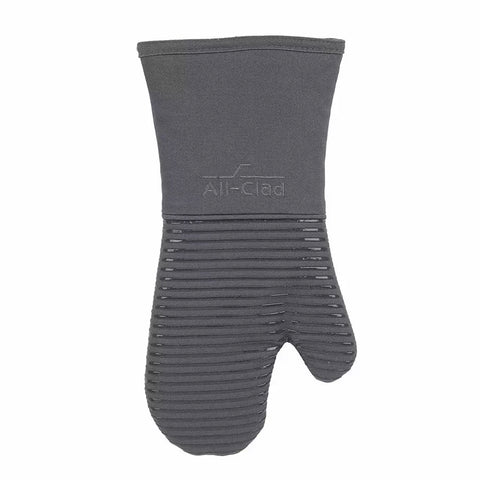 All-Clad Silicone Treated Oven Mitt - Pewter