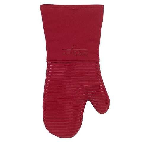 All-Clad Silicone Treated Oven Mitt - Chili