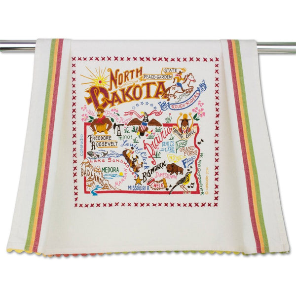 Catstudio - Dish Towel - North Dakota