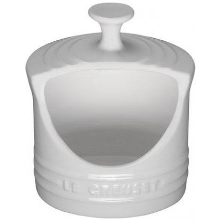 Le Creuset Salt Crock - White