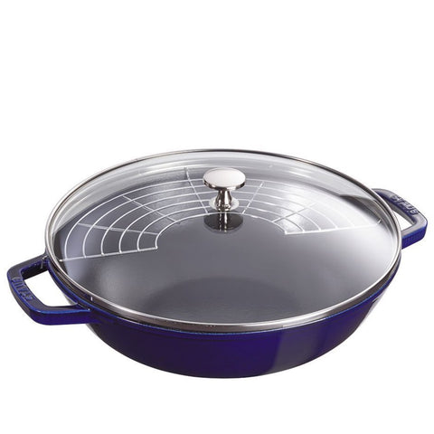 Staub Perfect Pan with Glass Lid - Dark Blue