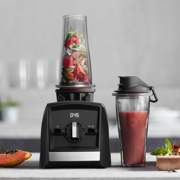 Vitamix A2500 BPA-Free Black Blender with Food Processor